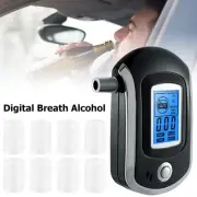 Alcohol Tester Portable Battery Powered Alcohol Breath Tester with LCD SuyVZ