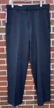 NWT DOCKERS MEN'S FLAT FRONT proStyle PANTS FLAT FRONT RELAXED FIT GRAY 32 X 32