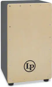 Latin Percussion Box Wire Cajon with Natural Faceplate, Gray (LP1428NYG) Colo...