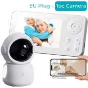 2K Wifi Baby Monitor via Screen and App Control 4.3''IPS Display 3MP Baby Camera