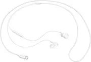 Samsung EO-IC100 in-Ear Headphones with USB Type-C and Low-Tangle Fabric Cable - Sound by AKG - White