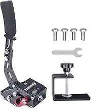 ZHSYMX PC/PS4/PS5 USB Handbrake, Linear Handbrake Simulation, Compatible with Logitech G29, PS4/PS5 and PC, with Fixing Clip