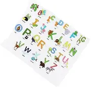 IWOWHERO 3 Sheets Cartoon Animal English Letters Patches DIY Clothes Appliques for Decoration Fun Clothing Accessories for Adults