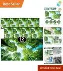 12 Pack Fire Resistant Forest Light Covers - Easy Install & Visual Relief Shades