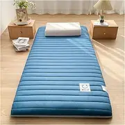 Japanese Foldable Futon Mattress 8cm Floor Bed - Portable Tatami Mat Roll Up Tatami Mattress for Dorm, Sofa, Bedroom, Living Room(DD,90 * 190cm)