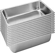 SOGA 12X Gastronorm GN Pan Full Size 1/1 GN Pan 15cm Deep Stainless Steel Tray - Baking Trays - GastronormPans5405X12