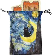 Tarot Card Pouch,Storage Bag Drawstring for Dice 13x18cm | Deck Protective Case for Oracle Decks, Fits Most Standard Size Tarot Playing Cards
