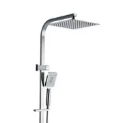 Cefito 10'' Rain Shower Head Set Handheld Square H