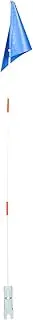 Gatuida 1 Set Bicycle Flagpole Flags Safety Flag for Bikes Meme Glasses Bikes Bikes Fiberglass Flag Pole Bike Safety Bike for Kids Bikes Tail Flag Glass Fiber Warning Flag Adjustable Child