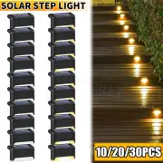 Outdoor Solar LED Deck Lights Path Garden Patio Pathway Stairs Step Fence Lamp