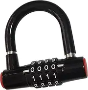 [Generic] Lock with Code - Padlock with Code | Waterproof Padlock Anti-Theft Bike Wheel Locker for Scooters Motorcycle Garage Travel Camping Backpack Suitcase