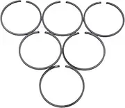 HUVNEXA 4 6pcs 38mm X 1.5mm Piston Ring Kit, for Husqvarna 36 136 137 141 142 235P 235R 232L 240RJ 240RBD Chainsaw Brush Cutter Trimmer Car Piston Ring Set(6PCS)