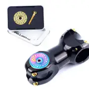 Colorful Titanium Alloy Bicycle Stem Cover Road Bike Headset Top Cap & Screw