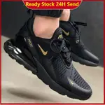 現貨 KASUT PEREMPUAN AIR MAX 270 時尚氣墊男士女士運動跑鞋 KASUT SUKAN BUDA