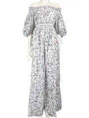 S/S19 White Embroidered Dress
