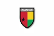 PATCH PATCHES EMBLEM IRON ON GLUE PRINT FLAG world crest guinea bissau