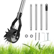 Lawn Edger Tool Stainless Steel Cordless Hand Saw Manual Lawn Edger Wheel Rotary