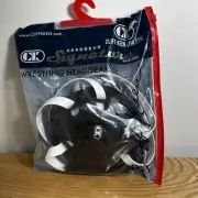 NEW Cliff Keen E58 Signature Wrestling Headgear Color Black/White