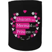 Alcohol Animal Stubby Holder - Unicorn Mermaid Princess - Funny Novelty Birthday Gift Joke Beer Can Bottle