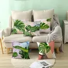 Summer Tropical Throw Pillows Cushion Cover Polyester Pillow Case Home Decor