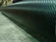 BLACK 3D Carbon Fiber Car Wrap Film - Bubble Free Sticker Vinyl Roll - 1520x10m