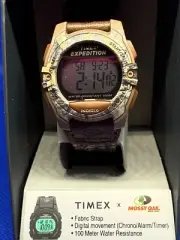 Timex Expedition Digital Chrono Alarm Timer Camo Fabric Watch TW4B19800
