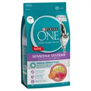 Purina One Adult Sensitive Salmon and Tuna Dry Cat Food 1.4Kg 1.4kg