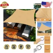 Versatile 10x10FT Rectangle Sun Shade Sail - Seamless Design for Outdoor Areas