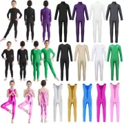 Child Girls Ballet Gymnastics Dance Full Body Leotards Unitards Bodysuit Costume