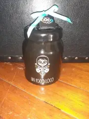 Rae Dunn Disney Halloween Pixar Coco Miguel Un Poco Loco 7" Canister Jar NEW