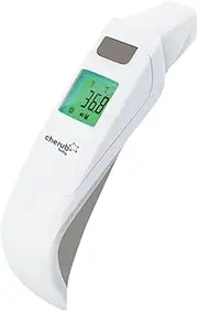 Cherub Baby 5 in 1 Touchless Forehead, Ear & Bath Thermometer, Grey/White