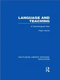 在飛比找三民網路書店優惠-Language & Teaching：A Psycholo