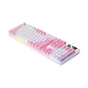 104 Keys Mechanical Gaming Keyboard Wired Backlit Typewriter Style Keyboards & Keypads