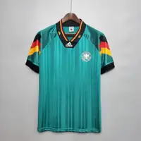 在飛比找蝦皮購物優惠-1992 年德國足球客場復古球衣
