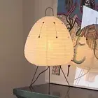 Creative Rice Paper Lantern Modern Night Light Led Table Lamp Living Room