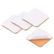 Hook and Loop Holder-60x55mm Tape for Tablecloth Bed Sheet Rugs, 4 Pcs Orange