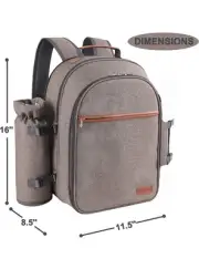 Apollo Walker Picnic Backpack Set for 2 Person with Cooler Compartment bag