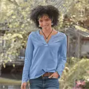 Sundance Blanche Lace Tee