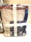 Pottery Barn American Flag KING PILLOW SHAM Patch Quilted air force navy country
