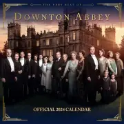 Downton Abbey 2024 Calendar, Month To View Square Wall Calendar, Official Pro...