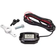 Works Connection Tach/Hour Meter w/Resettable Maint. Timer w/Mounting Bracket