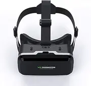 VR Headsets Compatible with All Smartphones-Virtual Reality Headsets vr Cardboard Upgrade New 3D VR Glasses (VR6.0)