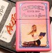 Zippo Camel Pinup Girl PROTOTYPE Librarian LIGHT PINK Case CZ 1013B