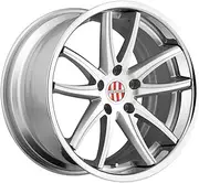 Victor Equipment KRONEN Silver Wheel with Painted Finish (19 x 11. inches /5 x 130 mm, 55 mm Offset)