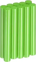 uxcell 10pcs Hot Glue Sticks 0.43" Dia x 3.94" Long EVA Mini Hot Melt Adhesive Glue Stick for Hot Melt Gun Wood Plastic Glass Flowers Fabrics Foam, Light Green
