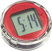 Vehicle AC Vent Clock - Digital Stick Car Watch | Adhesive Dashboard Decoration Automotive Watch | Digital Vehicle Watch with Double Tape | Waterproof Automotive Watch for Home and Cycle