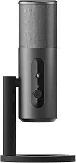 EPOS Gaming B20 Streaming Microphone, 2.9m Cable; High-Quality USB-C Computer Microphone for Gaming; Connection with Audio Controls; Compatible with PC, Mac, PS5, PS4; Desk Stand Included