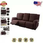 Soft Jacquard 5-Piece Recliner Couch Covers - Non-Slip & Machine Washable