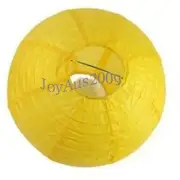 12x yellow paper lanterns for engagement wedding party home decoration