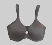 SPANX SOFT CUP FULL COVERAGE T-SHIRT UNDERWIRE BRA BROWN SIZE 32D 5912